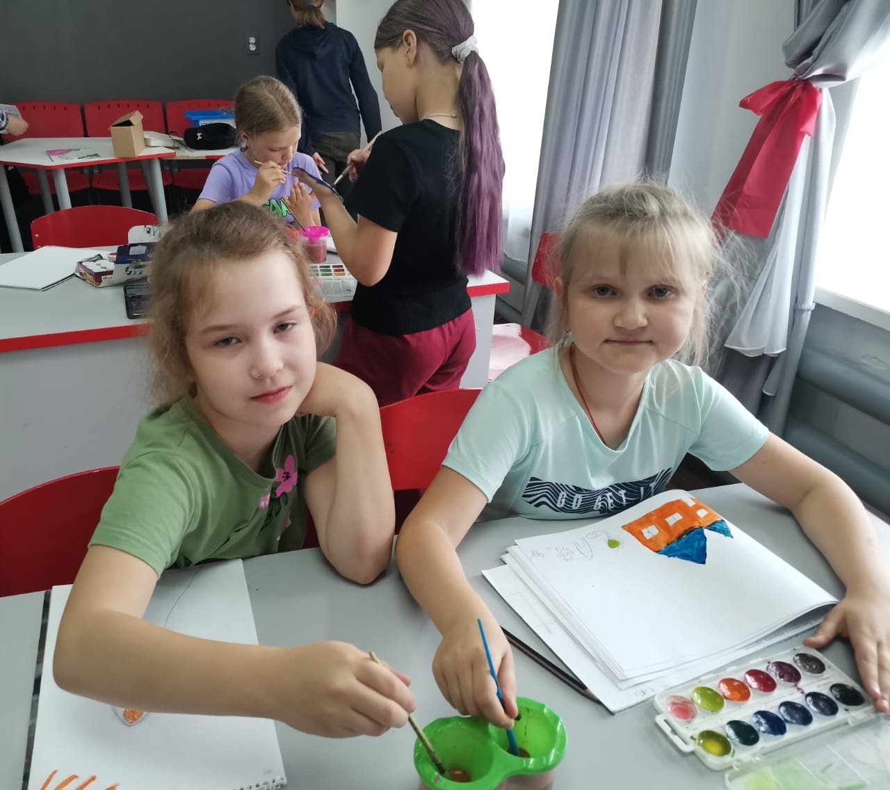 9 день в пришкольном лагере труда и отдыха.